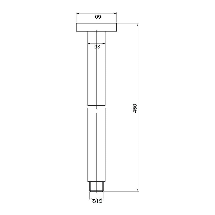 Matcha Ceiling Arm 450mm