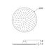 Matcha Brass Shower Head 300mm