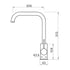 Anise Squareline Sink Mixer