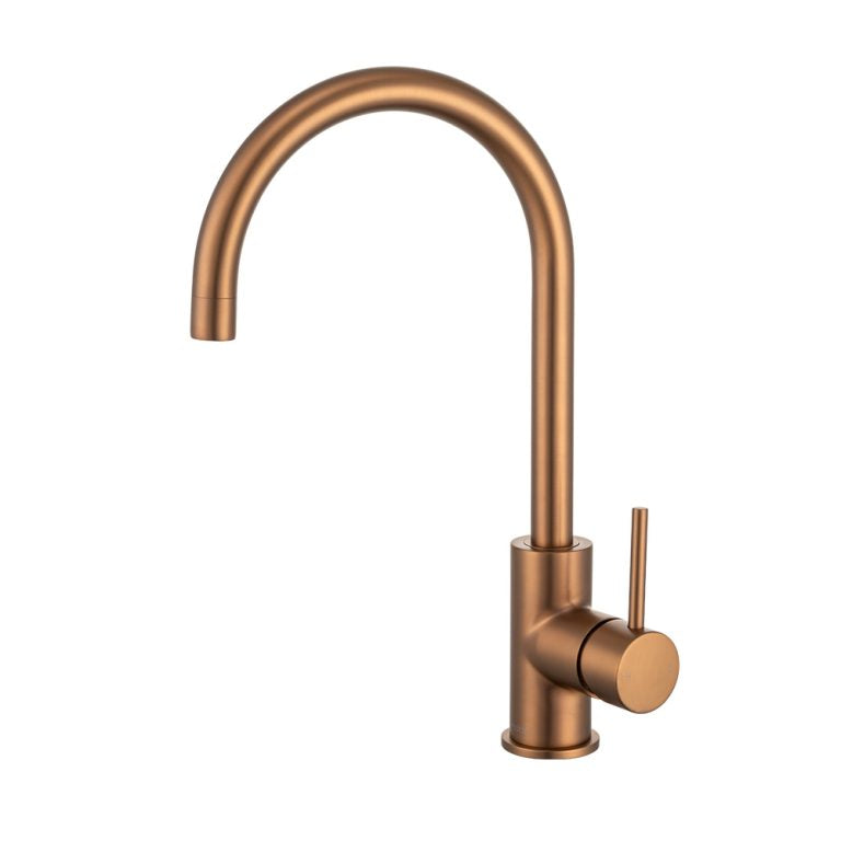 Anise Round Gooseneck Sink Mixer