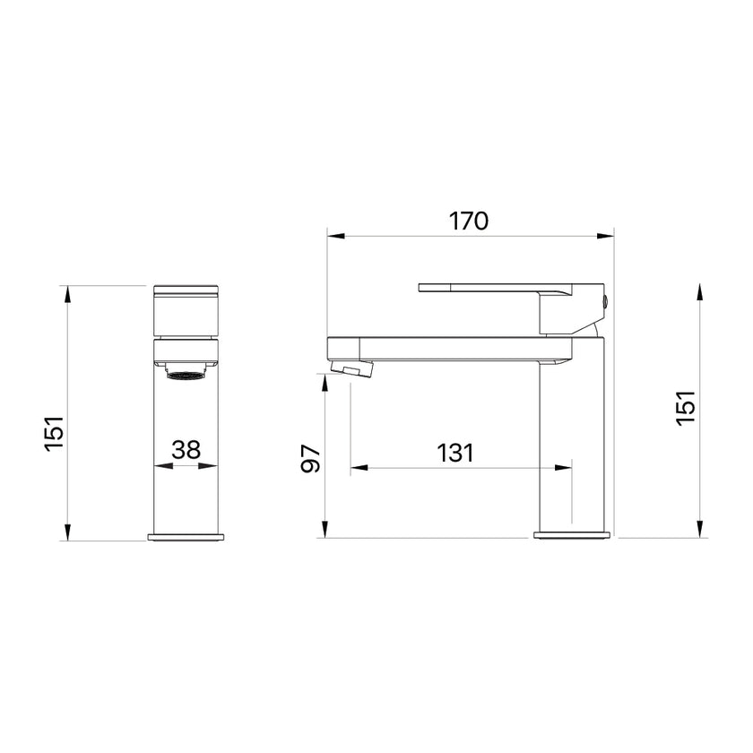 Saffron Basin Mixer