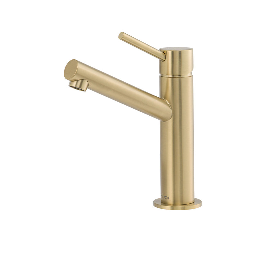 Anise Eco Basin Mixer Upswept Spout