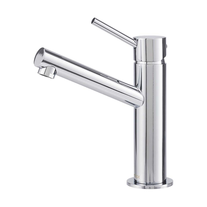 Anise Eco Basin Mixer Upswept Spout