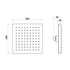 Chai ABS Shower Head Only