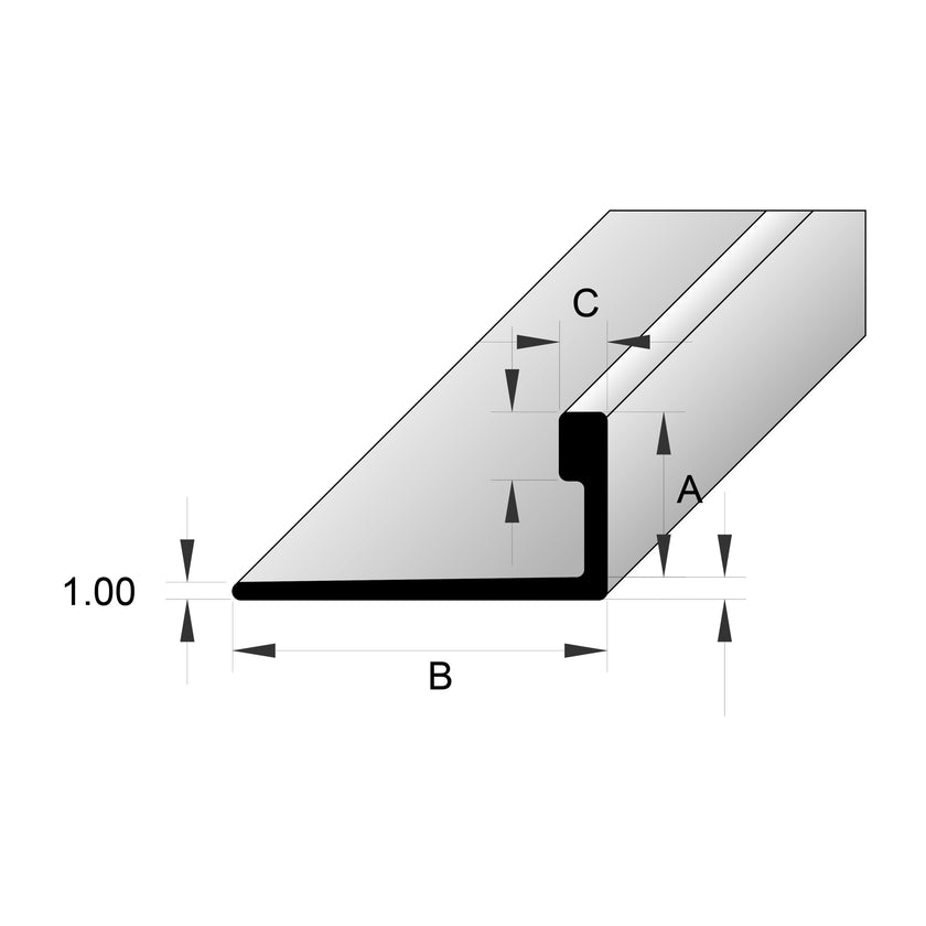 11mm Project Aluminium Angle x 3m