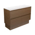 Amato Walnut Drawer Floor Standing Vanity