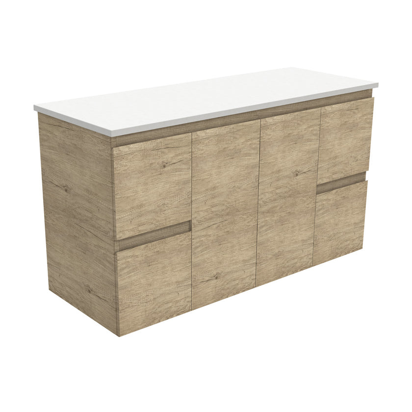 Edge Scandi Oak Wall Hung Cabinet