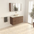 Edge Walnut Oak Wall Hung Cabinet