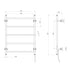 Cromford Heated Towel Ladder