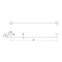 Chia Single Towel Rail