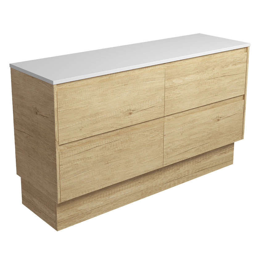 Amato Scandi Oak Drawer Floor Standing Vanity