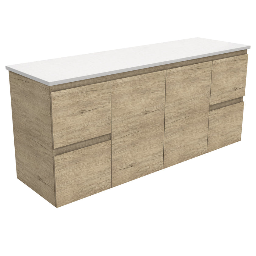Edge Scandi Oak Wall Hung Cabinet