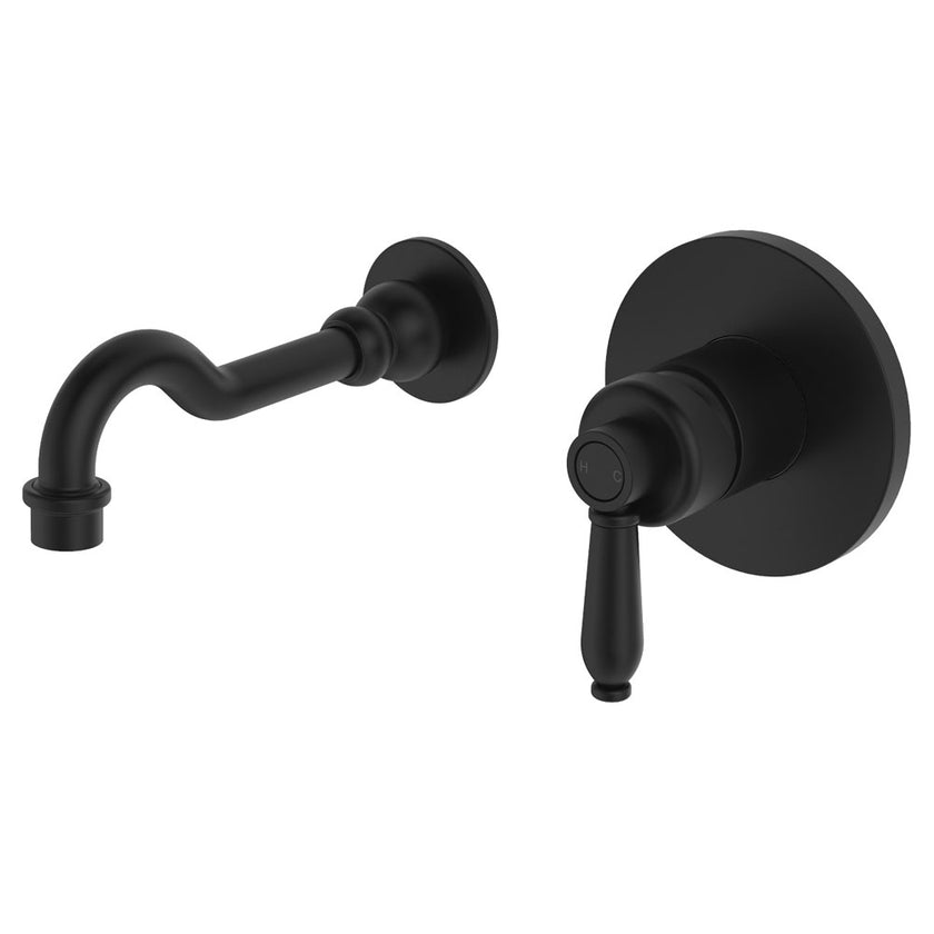 Eleanor Wall Mixer Basin and Bath Set