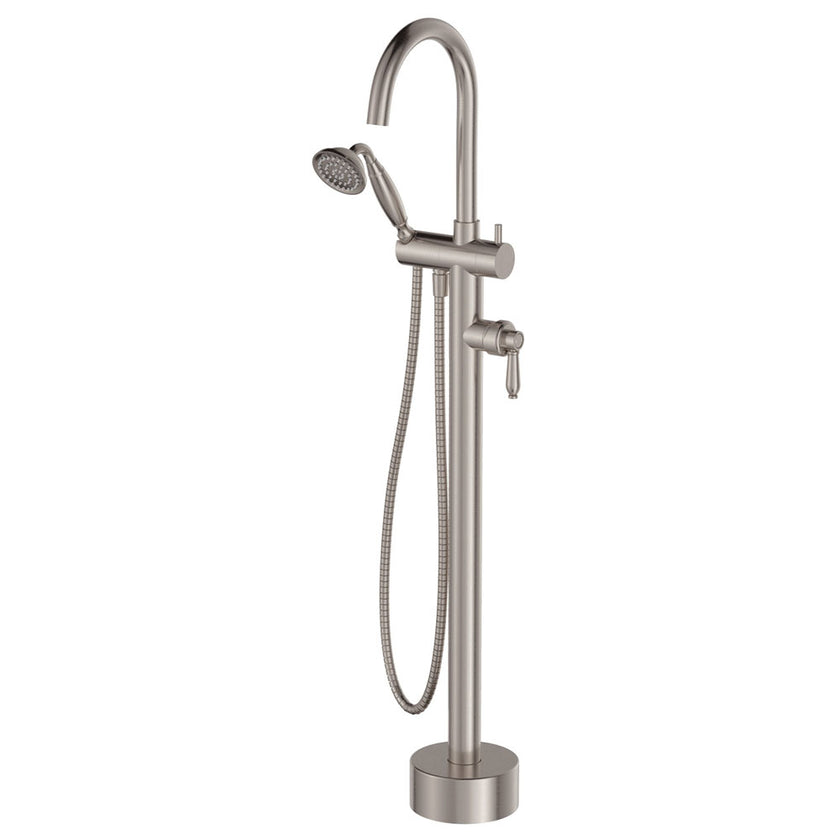 Eleanor Floor Mounted Bath Mixer with Hand Shower