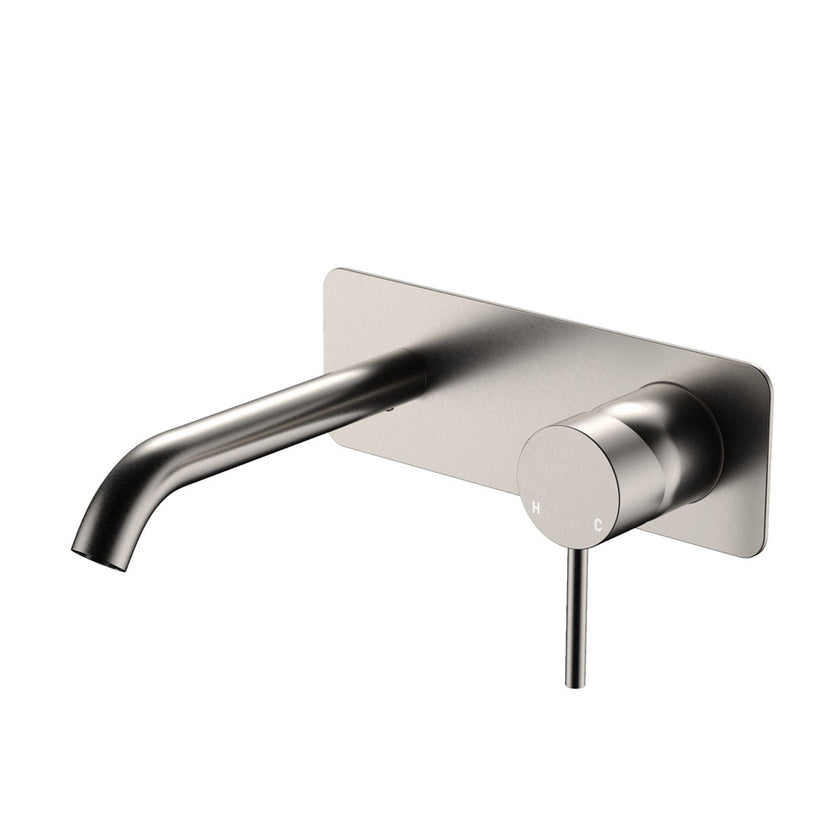 Rectangle Kaya Basin Bath Wall Mixer Set