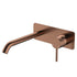 Rectangle Kaya Basin Bath Wall Mixer Set