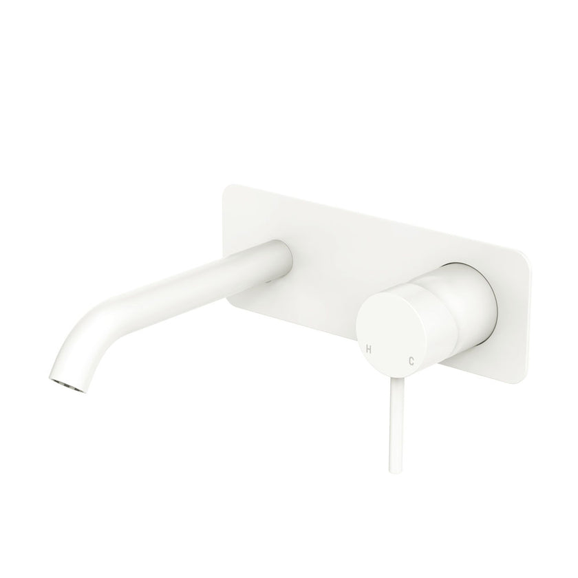 Rectangle Kaya Basin Bath Wall Mixer Set