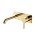 Rectangle Kaya Basin Bath Wall Mixer Set