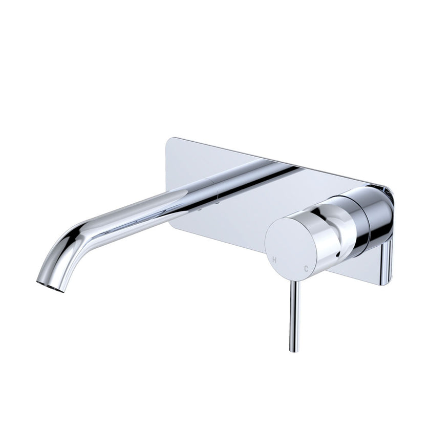 Rectangle Kaya Basin Bath Wall Mixer Set