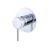 Axle Wall Mixer, Large Round Plate