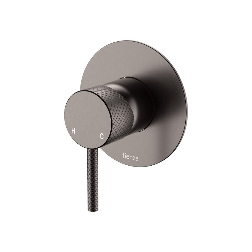 Axle Wall Mixer, Large Round Plate