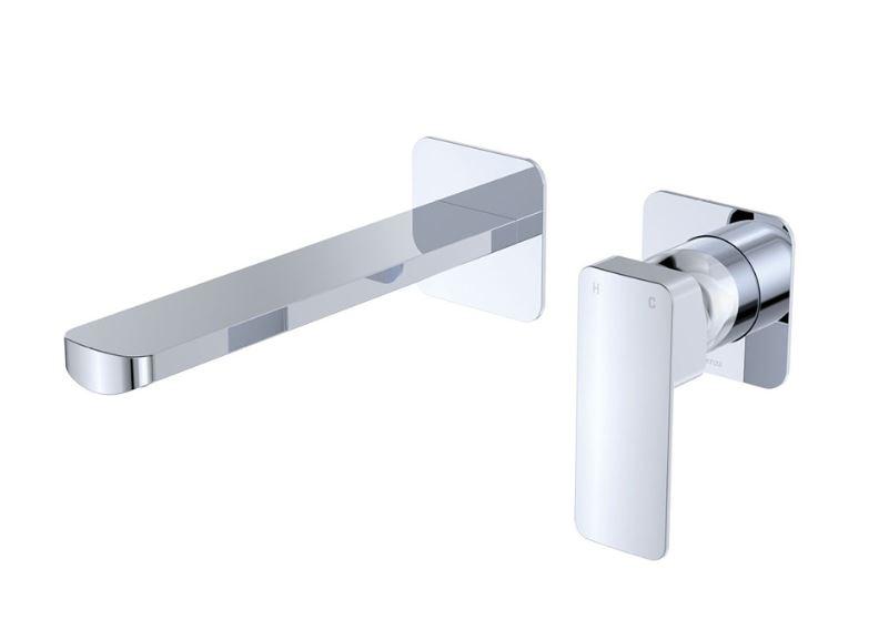 Tono Basin/Bath Wall Mixer Set