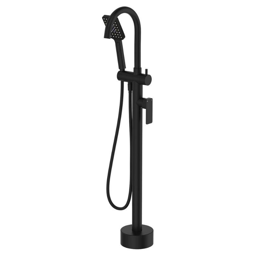 Tono Floor Mounted Bath Mixer With Hand Shower