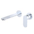 Empire Slim Basin/Bath Wall Mixer Set, Round Plates