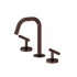 Mecca Lever Basin Set Edge Spout