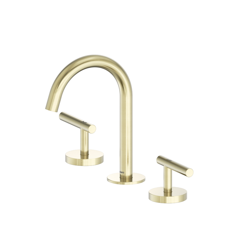 Mecca Lever Basin Set Arc Spout