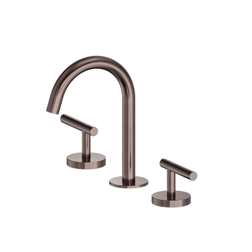 Mecca Lever Basin Set Arc Spout