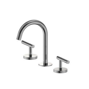 Mecca Lever Basin Set Arc Spout