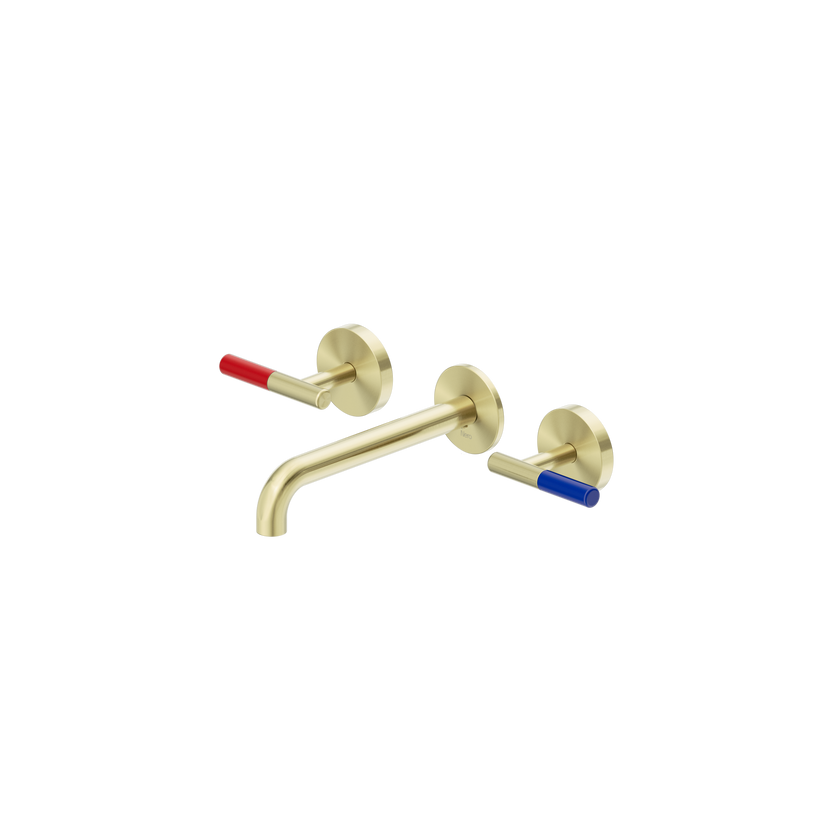 Mecca Care Lever Wall Basin/Bath Set 185mm Spout