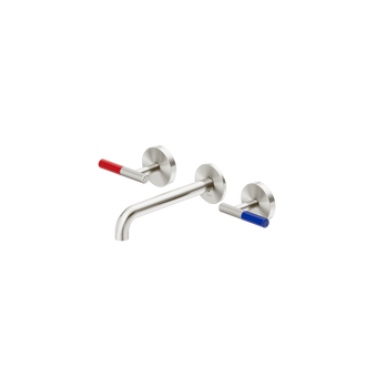 Mecca Care Lever Wall Basin/Bath Set 185mm Spout