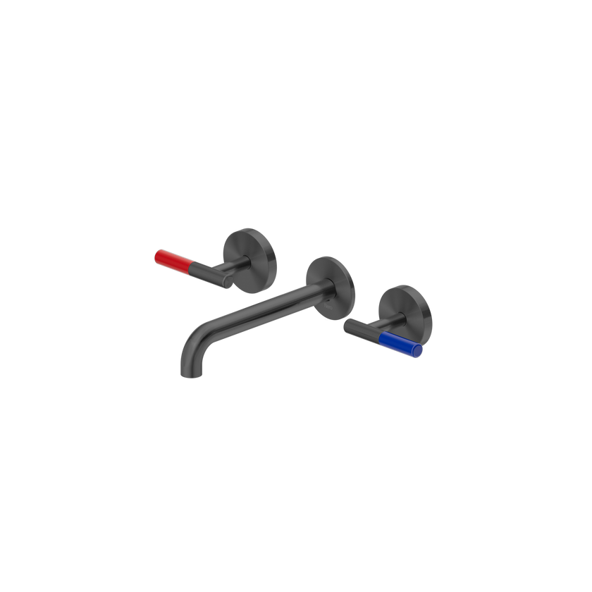 Mecca Care Lever Wall Basin/Bath Set 185mm Spout