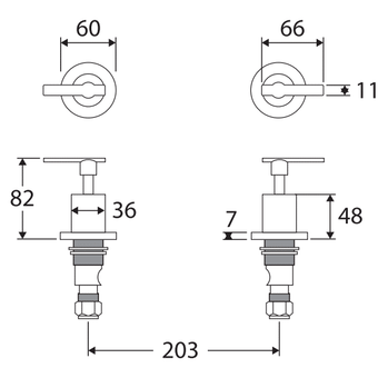 Michelle Lever Wall Top Assemblies