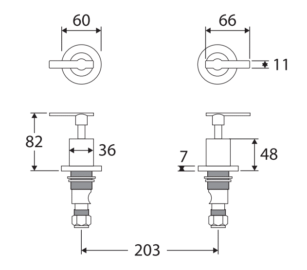 Michelle Lever Wall Top Assemblies