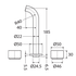 Kaya Wall Basin/ Bath Tap Set