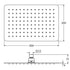 Koko Rectangular Shower Head