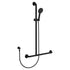 Accessible Hustle Care Matte Black Inverted T Rail Shower