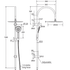 Empire Slim Curved Twin Shower