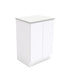 Fingerpull Floor Standing Gloss White Cabinet