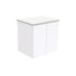 Fingerpull Wall Hung Gloss White Cabinet
