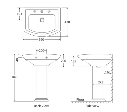 Washington Pedestal Basin