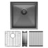 Hana Single Kitchen Sink 32L Kit