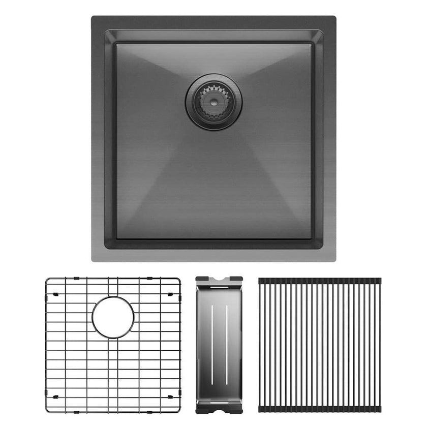 Hana Single Kitchen Sink 32L Kit