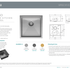 Hana Single Kitchen Sink 32L Kit