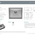 Hana Single Kitchen Sink 40L Kit