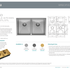 Hana Double Kitchen Sink 27L/27L Kit