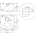 Hana Double Kitchen Sink 27L/27L Kit